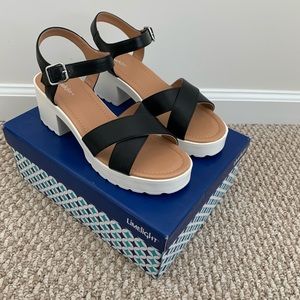 Limelight Black Etsy Strappy Sandals